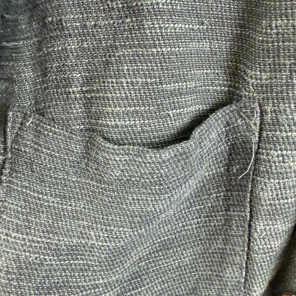 CP Shades Linen Blend Long Sleeve Button-Up Jacket Lagenlook Office Size Small - Picture 8 of 11